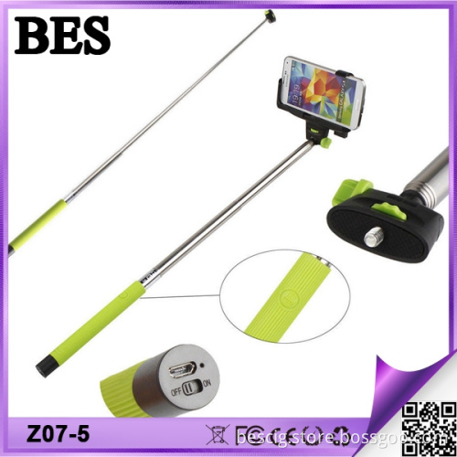 Hot Sell Z07-5 Bluetooth Selfie Stick with Bluetooth Shutter Button